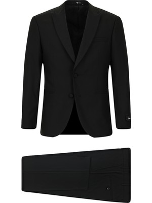 Kiğılı Slim Fit Dar Kesim Kırlangıç Yaka Smokin & Damatlık