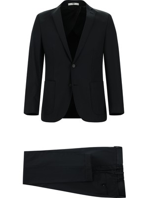 Kiğılı 7 Drop Super Slim Fit Eksra Dar Kesim Beli Lastikli Pamuklu Takım Elbise