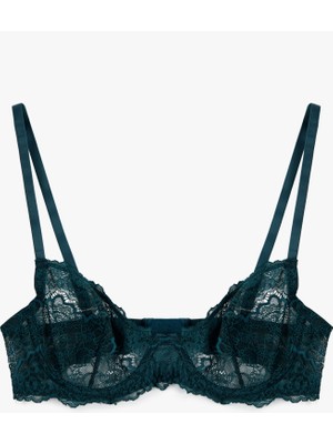 Koton Balenli Dolgusuz Rahat Kalıp Dantelli Sütyen