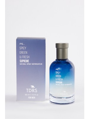 TDRS Supreme Şakayık 100 ml Uzun Süre Kalıcı Bergamot Odunsu Çiçeksi Erkek Parfüm