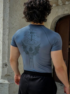 Liber Valhalla - Compression T-Shirt (Füme)