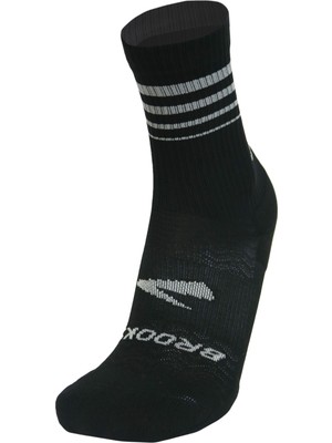 Brooks Unisex Siyah Çorap