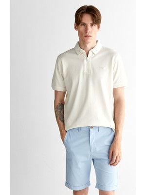 Gant Erkek Krem Regular Fit Logolu Polo 2425120T.113