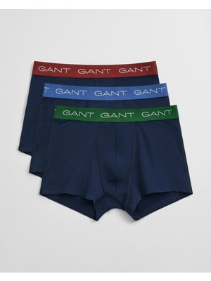 Gant Erkek Mavi Slim Fit 3'lü Boxer 902533003.410