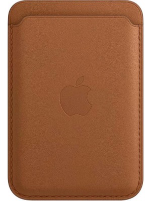 iPhone ile Uyumlu Magsafe Destekli Logolu Suni Deri Cüzdan Kartlık