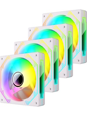 4 x 12CM Rgb Pc Kasa Fanı