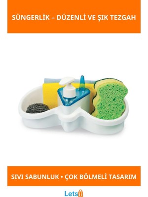 Letsii Şık Tasarımlı Dayanıklı Plastik Leydi Lüks Süngerlik