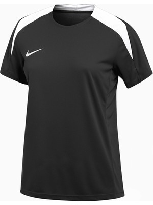 Nike Dri-Fit Strike 24 Training Kadın Siyah Yuvarlak Yaka Tişört