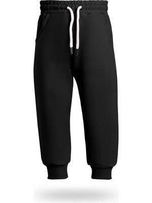 Seftex Erkek / Kız Çocuk Jogger Eşofman Altı Cepli Paçası Kaşkorseli