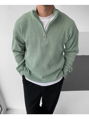 Kastrioti Yarım Fermuarlı Kazak