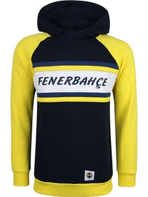 Fenerbahçe Erkek Çocuk Sarı Reglan Kollu Sweat %65 Pamuk %35 Polyester Orijinal Ürün