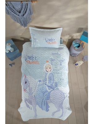 Clasy Ranforce % 100 Pamuk Tek Kişilik Dört Mevsim Set Winter Princess