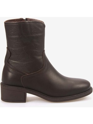 Rouge Hakiki Deri Günlük Kadın Bot 628