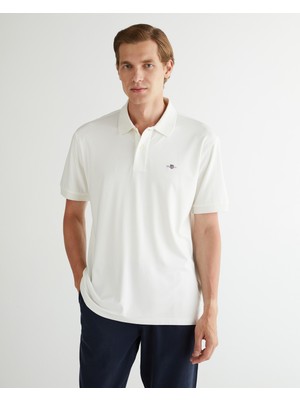 Gant Erkek Krem Relaxed Fit Polo 2425124T.113