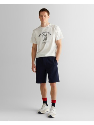 Gant Erkek Lacivert Regular Fit Logolu Şort 2825122T.433