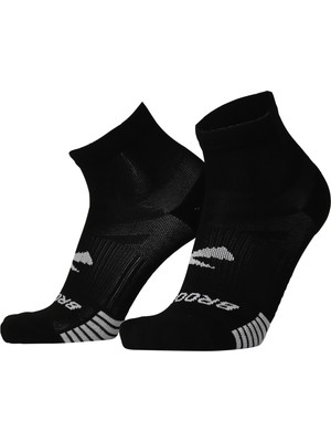 Brooks Unisex Siyah Çorap
