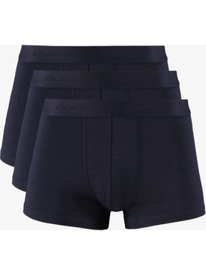 Gant Erkek Lacivert Slim Fit 3'lü Logolu Boxer 900003503.433