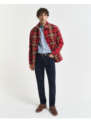 Gant Erkek Lacivert Regular Fit Soft Twill Jean 1000501.433