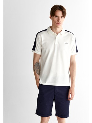 Gant Erkek Krem Regular Fit Logolu Polo 2425122T.113