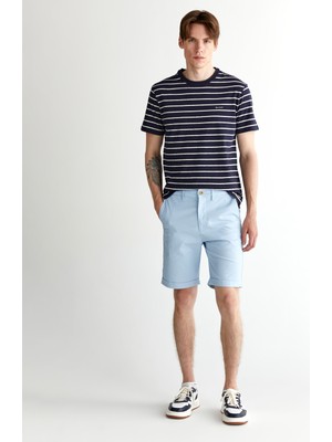 Gant Erkek Mavi Slim Fit Şort 205353.457