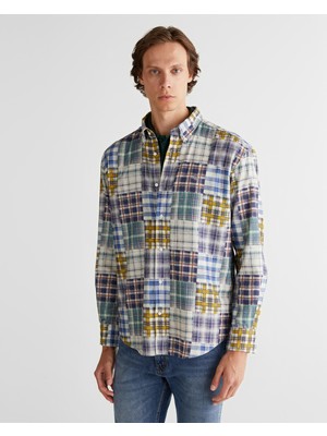 Gant Erkek Lacivert Relaxed Fit  Gömlek 3825347T.433