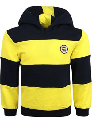 Fenerbahçe Çocuk Trıbun Sarı Lacivert Şeritli Sweat