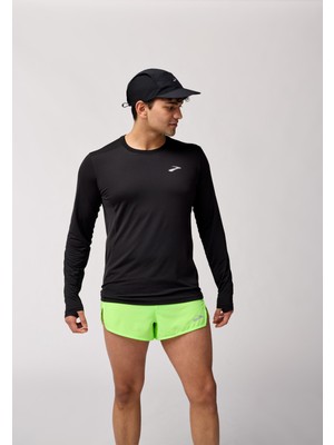 Brooks Atmosphere Long Sleeve 3.0 Erkek Siyah Uzun Kollu Tshirt 211537001