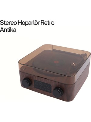 Marsilyan Gramafon Speaker Kahverengi