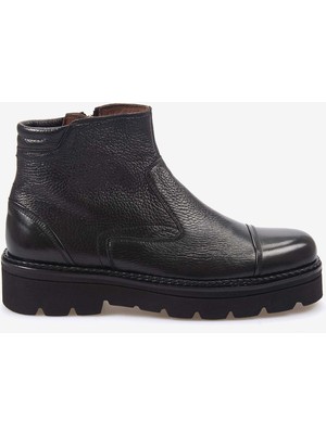 Mocassini Gold Geyik Derisi Siyah Günlük Erkek Ayakkabı 63876