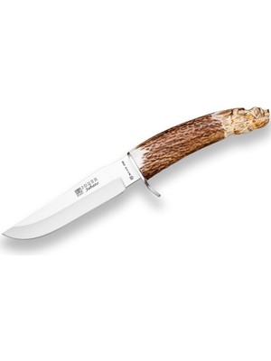 Joker Knives CT33 Jabato Huntıng Geyik Boynuzu Deri Kılıflı Bıçak