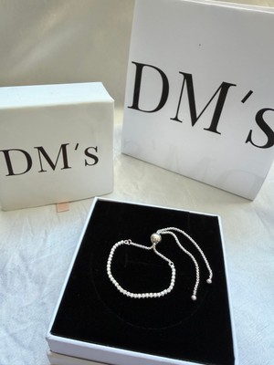 DMs Silver Kübik Gümüş Bileklik