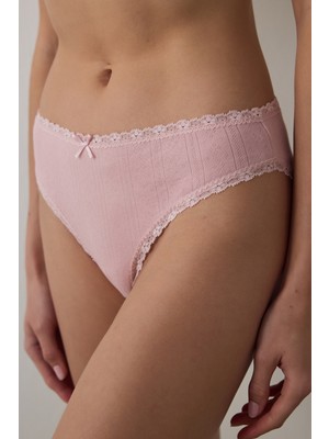 Penti Pembe Pointel Slip Külot