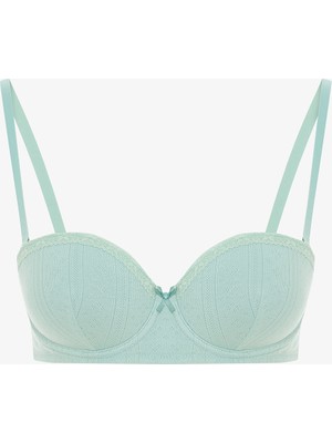 Penti Mint Yeşili Pop Up Pointel Sütyen