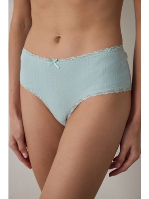 Penti Mint Yeşili Pointel Hipster Külot