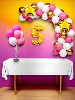 Yıldız Temalı Balon Aranjman ve Parti Dekorasyon Mega Kombin Seti