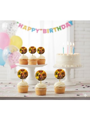 32 Adet Brawl Stars Temalı Kürdan Seti / Ikramlık Süsü (32 Adet)