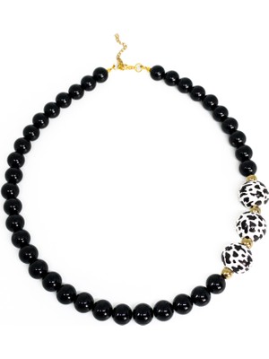 THEIA GemWorks Elyan – Oniks & Hematit Kolye