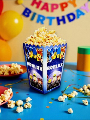 32 Kişilik Roblox Temalı Mısır Kutusu / Ikramlık Kutusu (32 Adet)