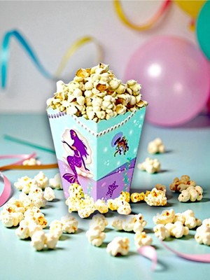 16 Kişilik Deniz Kızı (Mermaid) Temalı Mısır Kutusu / Ikramlık Kutusu (16 Adet)