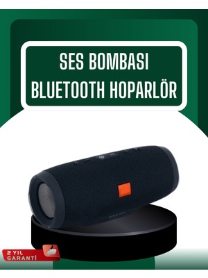 Adat Kablosuz Hoparlör 12 Saat Çalma Süresi USB Aux Tf Kart Destekli