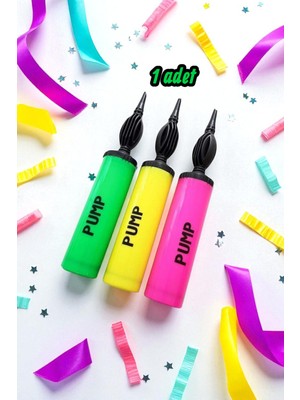 1 Adet Balon Pompası - Parti ve Etkinlikler Için Pratik ve Hızlı Balon Şişirici