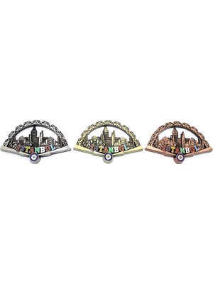 Marsilyan Istanbul Temalı Metal Magnet Model 2