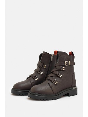 Harley Davidson Dark Brown Kadın Bot & Bootie