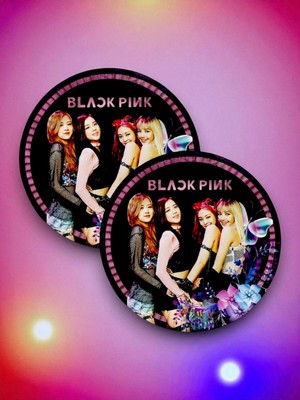 8 Kişilik Blackpink Temalı Tek Kullanımlık Tabak (8 Adet)