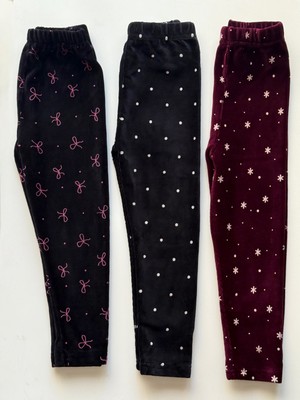 Bobsi Co Kız Çocuk Fitilli Kadife %100 Pamuk 3'lü Takım Tayt Seti