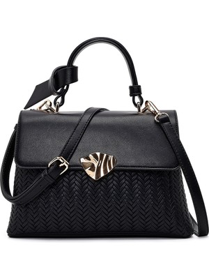 Derimod Kadın Siyah Uzun Askılı Klasik Kol Çantası 25ABD284614