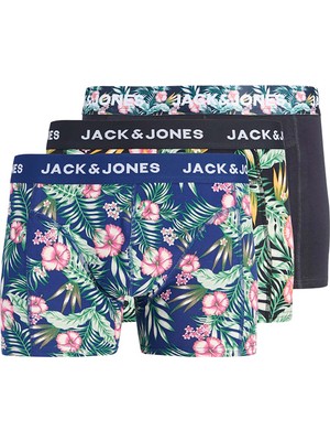 Jack & Jones Erkek 3'lü Boxer (12295180-DN)