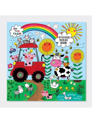 Smiggle Rachel Ellen - On The Farm Çıkartma Sahnesi Boyama ve Etkinlik Kitabı