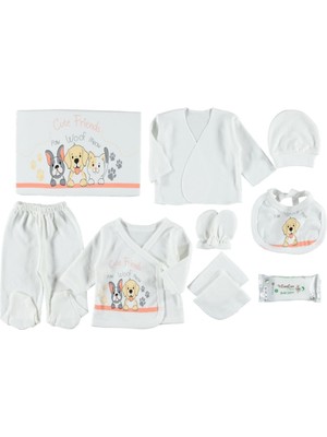 Mdrandy Köpek Baskılı 10'lu Zıbın Seti