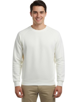 Raymons Erkek Spor Reklam Kol Sweatshirt Regular Fit BGL-ST04951